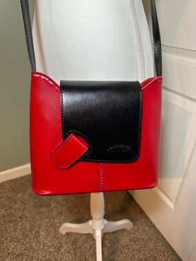 L'Artigiano Casino Collection handcrafted Italian leather crossbody bag